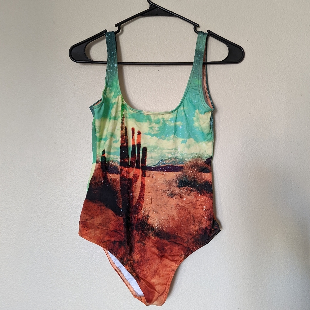 Billabong One Piece Backless Swimsuit Size Medium